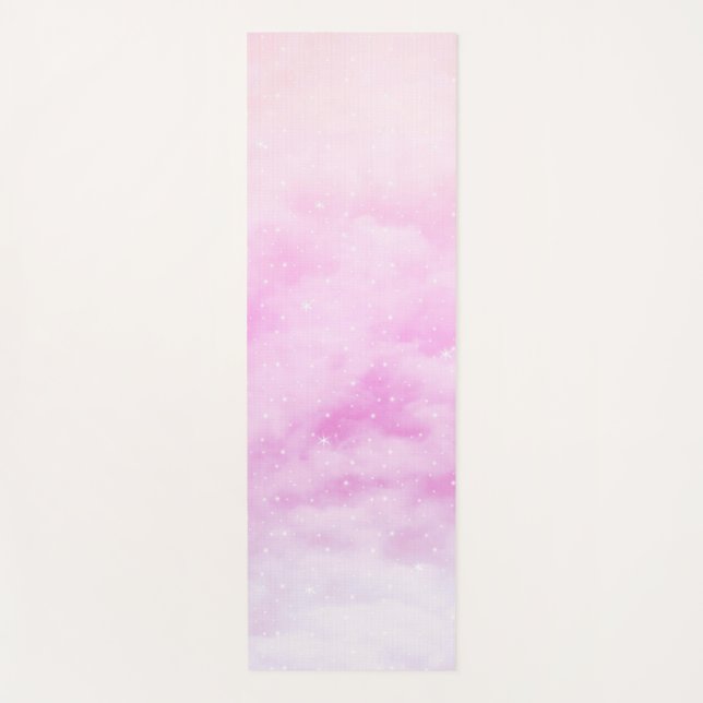 Tapis De Yoga Nebula des nuages pastel #1 #dreamy #wall #art (Devant)