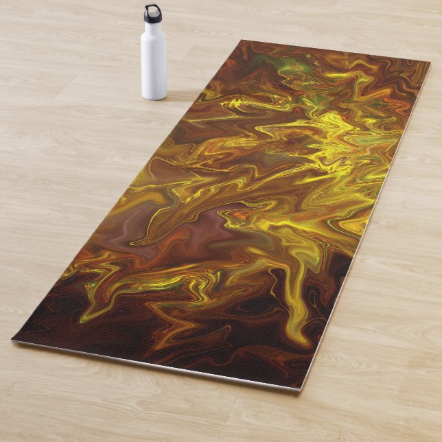 Tapis De Yoga Nebula flamboyante.... (En situation)
