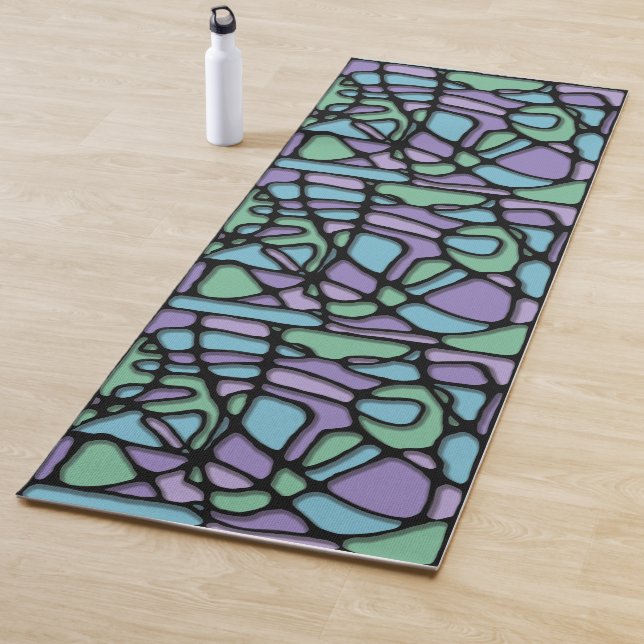 Tapis De Yoga Neuroart en verre teint Yoga Mat (En situation)