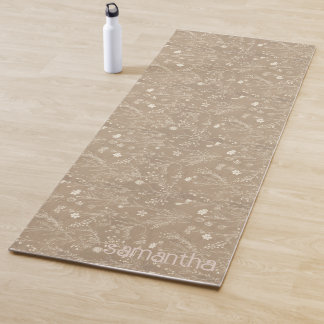 Tapis De Yoga Neutral Botanicals Custom Name Yoga Mat