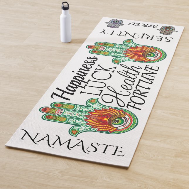 Tapis De Yoga New Hamsa Main Yoga Mat - Voir Pretty Back (En situation)