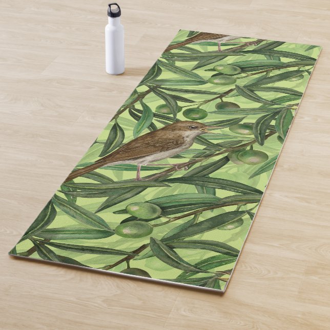 Tapis De Yoga Nightingales dans l'olivier 2 (En situation)