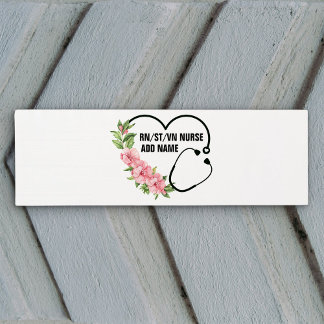 Tapis De Yoga Nom de l'infirmière étudiante-inscrite-ancienne