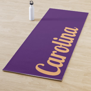 Tapis De Yoga Nom moderne pourpre   Style simple