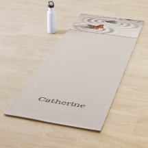 Nom, Monarque Papillon Zen Garden Yoga Mat