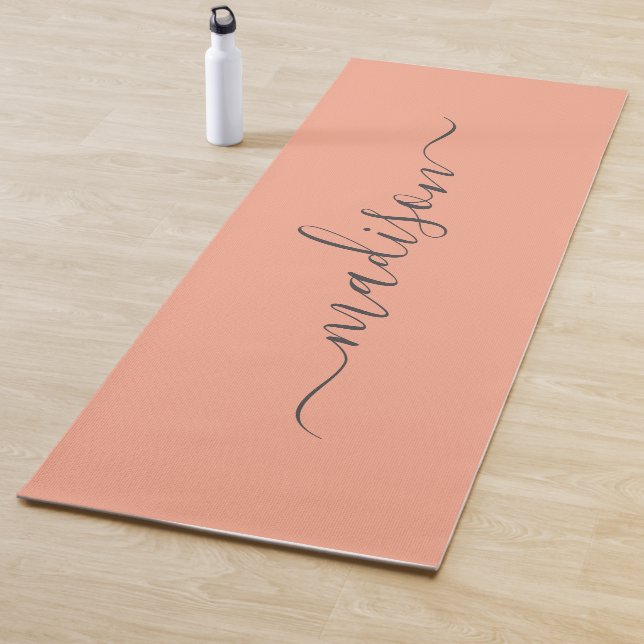 Tapis de Yoga Nom Personnalisé (En situation)