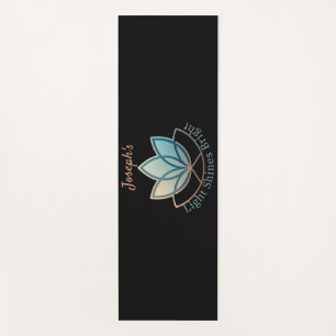 Tapis De Yoga Nom personnalisé Lotus Yoga Mat- [NOM] Brille