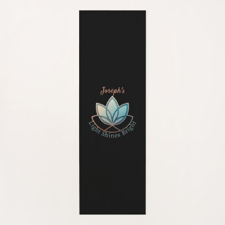 Tapis De Yoga Nom personnalisé Lotus Yoga Mat- [NOM] Brille
