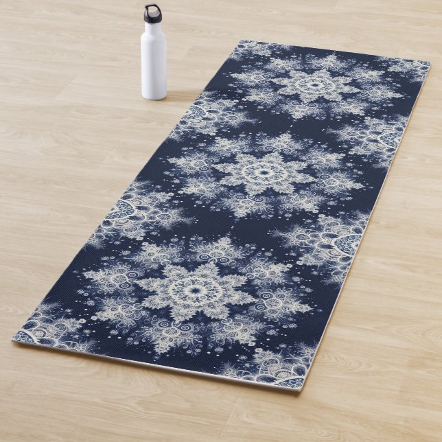 Tapis De Yoga Not Your Ordinary Snowflakes III (En situation)