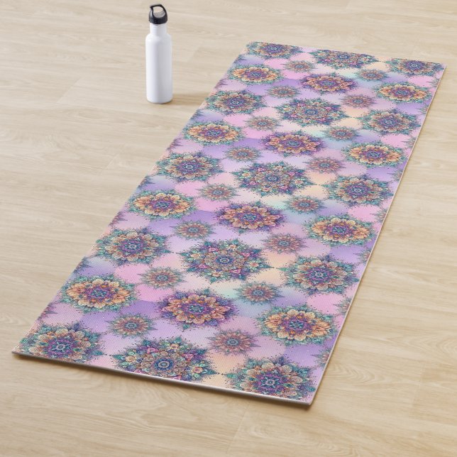 Tapis De Yoga Not Your Ordinary Snowflakes VI (En situation)