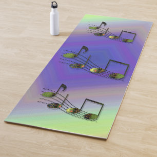Tapis De Yoga Notes Dubstep Yoga Mat