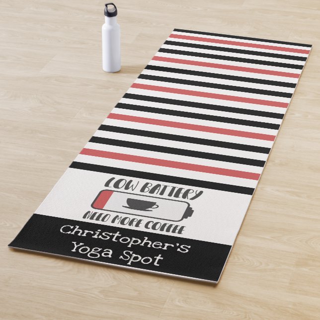 Tapis De Yoga Nouvelle Batterie Café Batterie Yoga Mat (En situation)