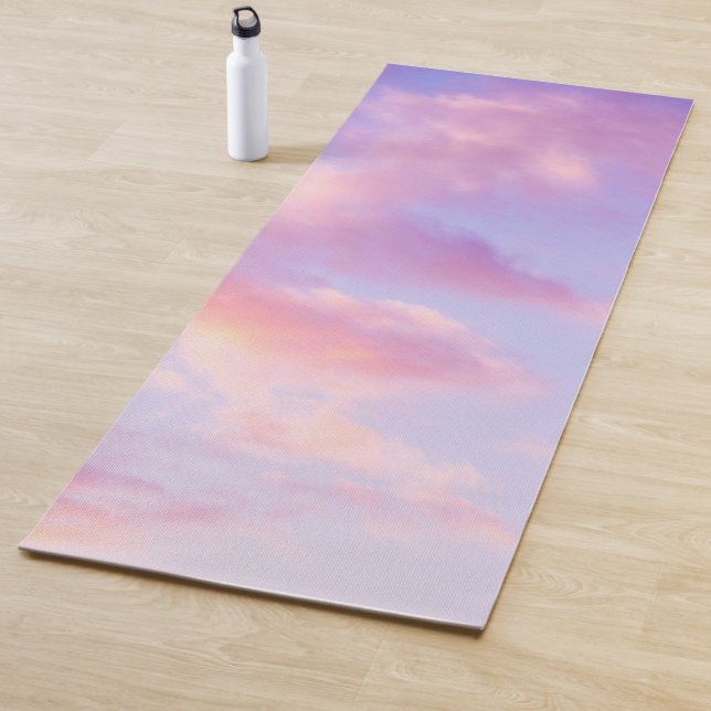 Tapis De Yoga Nuages miroirs #2 #mur onirique #décoration (En situation)