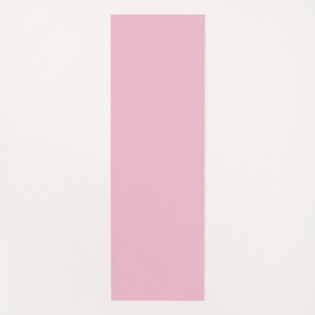 Tapis De Yoga Nuance de rose pastel cerise (Devant)