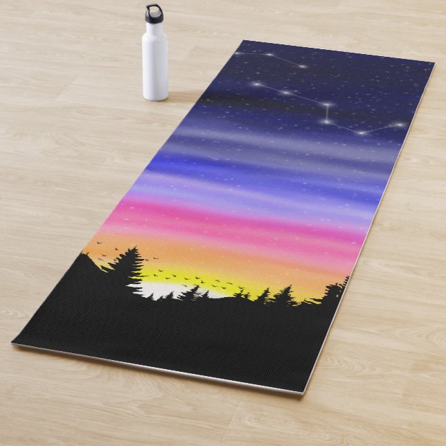 Tapis De Yoga Nuit Diamond Yoga Mat (En situation)