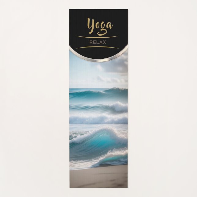 Tapis De Yoga Océan émeraude - Yoga Mat (Devant)
