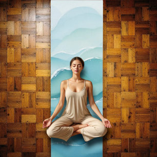 Tapis De Yoga Ocean Wave Serenity Yoga Mat