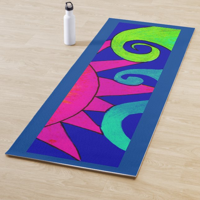Tapis De Yoga Ocean Waves Yoga Mat (En situation)