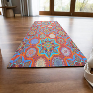 Tapis De Yoga Octo plus brillant arabesque Maure rouge Yoga Mat
