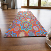 Octo plus brillant arabesque Maure rouge Yoga Mat