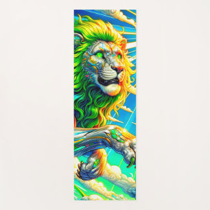 Tapis De Yoga OEuvre de Lion