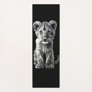 Tapis De Yoga Oh Bébé Gros Chat Petit Noir