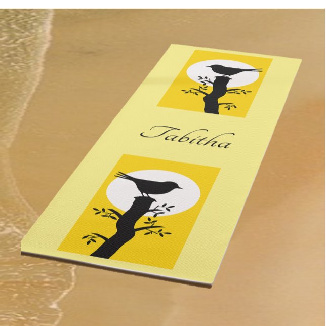 Tapis De Yoga Oiseau zen moderne (Créateur téléchargé)