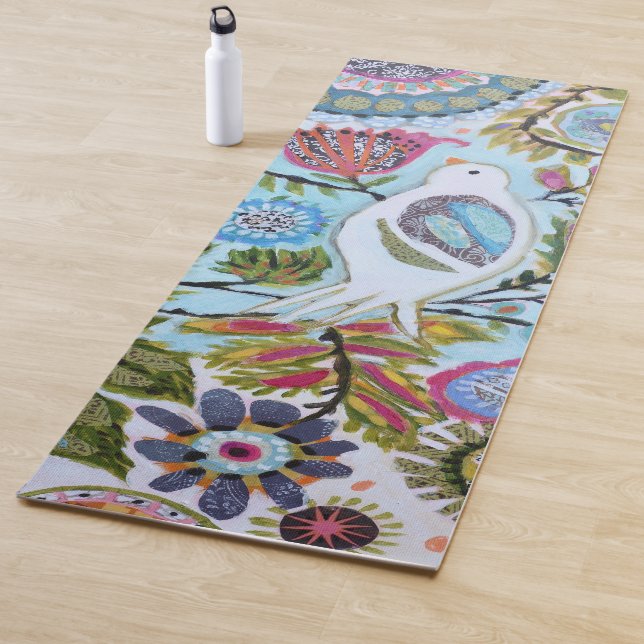 Tapis De Yoga Oiseaux de papier I (En situation)