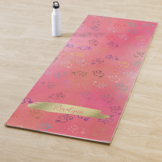 Tapis De Yoga OM du chaos | Red Ombre, Pretty Om