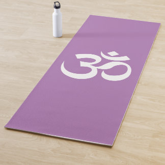 Tapis De Yoga Om Symbole Ohm Yoga Lavande Spirituelle