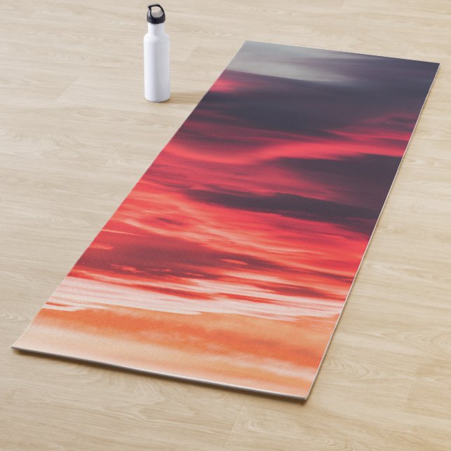 Tapis De Yoga onde féline (En situation)