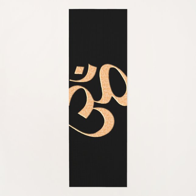 Tapis De Yoga Or Om  (Devant)