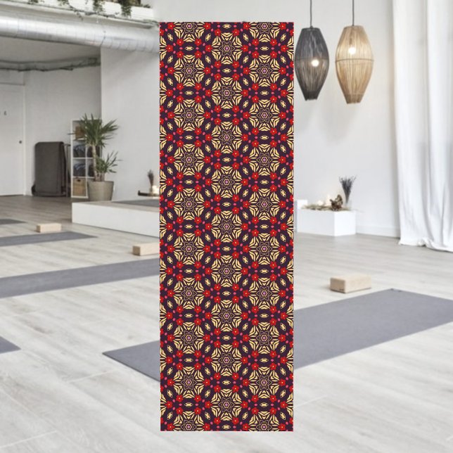 Tapis De Yoga Ornamental Cherry Blossom Pattern Yoga Mat (Créateur téléchargé)