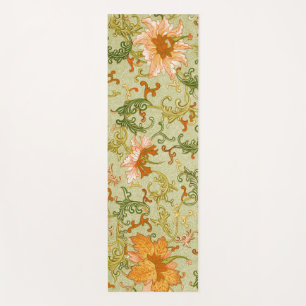 Tapis De Yoga Ornement Chinois Vintage Fleurs Jones