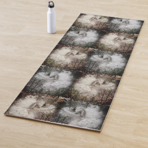 Tapis De Yoga Ouvrir les pots d'algues Graines avec soie Fil