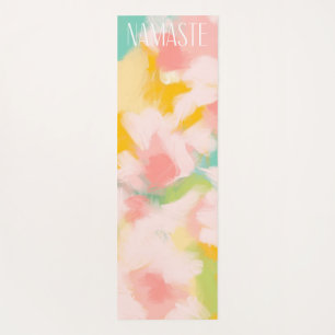 Tapis De Yoga Painterly abstraite prairie Namaste