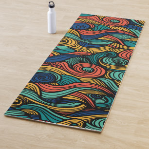 Tapis De Yoga Paisley haché