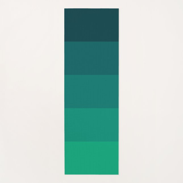 Tapis De Yoga Palette rayures vertes (Devant)