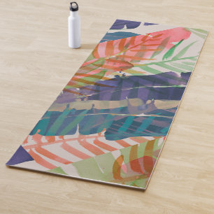 Tapis De Yoga Palmes électriques
