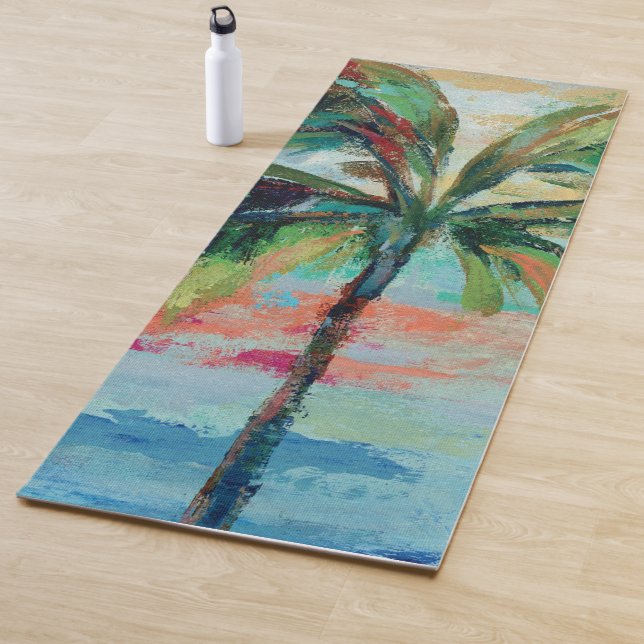 Tapis De Yoga Palmier tropical de | (En situation)