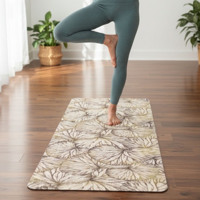 Tapis de Yoga Palmiers Marron (Créateur téléchargé)