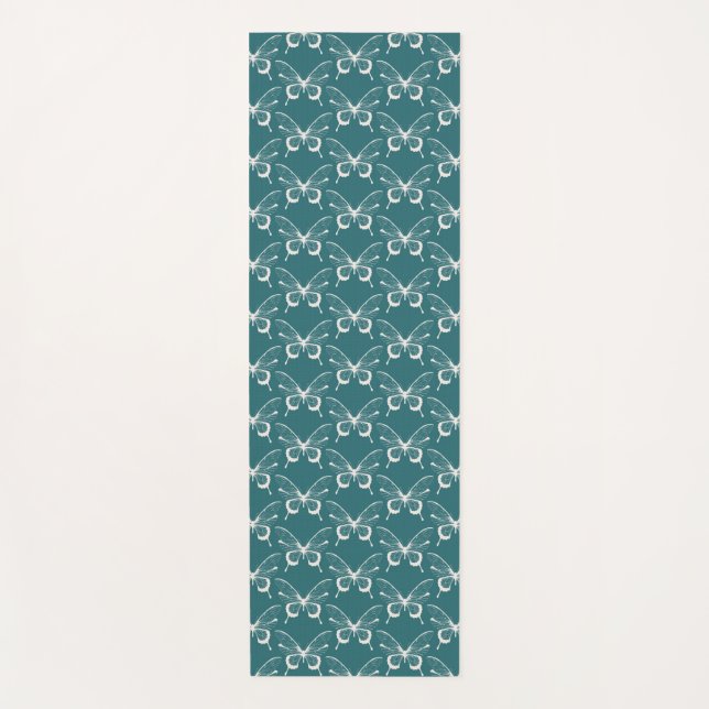 Tapis de yoga papillon (Devant)