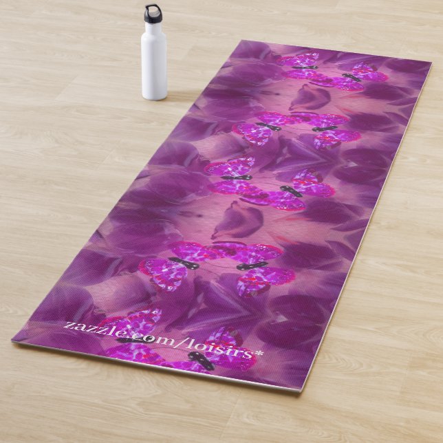 Tapis De Yoga Papillon Yoga Mat (En situation)