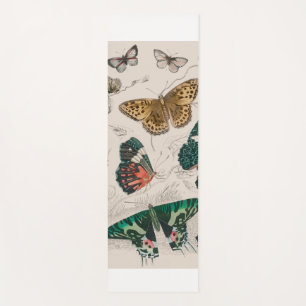 Tapis De Yoga Papillons Collection Antique Papillons