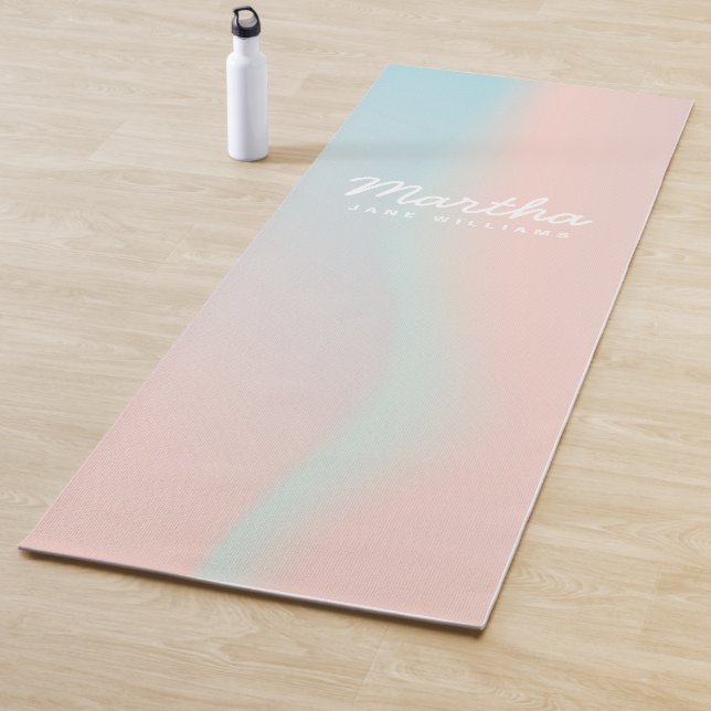 Tapis de yoga Pastel (En situation)