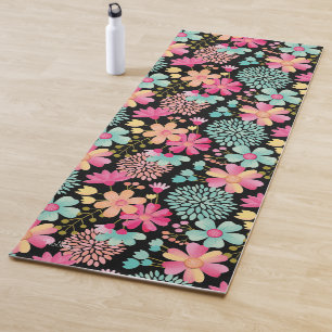 Tapis De Yoga Pastel Floral Designer Yoga Exercice Floor Mat