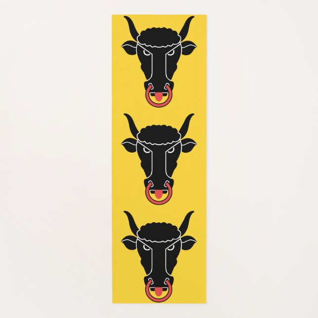 Tapis De Yoga Patriotic Yoga Mats with flag of Uri, Switzerland (Devant)