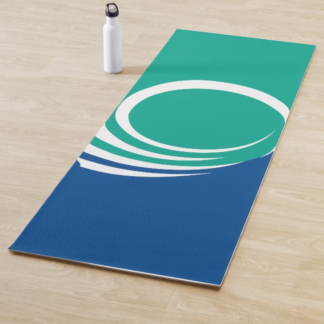 Tapis de yoga patriotiques avec drapeau d'Ottawa,  (En situation)