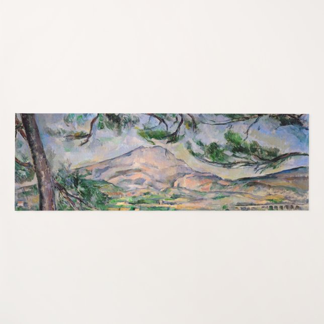 Tapis De Yoga Paul Cezanne - Mont Sainte-Victoire et Grand Pin (Devant (Horizontal))