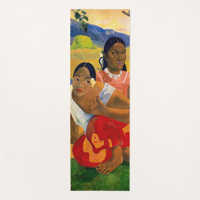 Tapis De Yoga Paul Gauguin - Quand Vous Marierez-Vous ? (Devant)